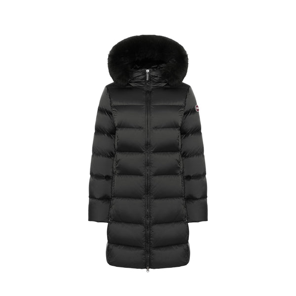 Colmar Piumino lungo Piumino Donna Lungo Cappuccio e Pelliccia 40 A25-COLMARMD2221E2Y0-99-40 - Francavilla Moda
